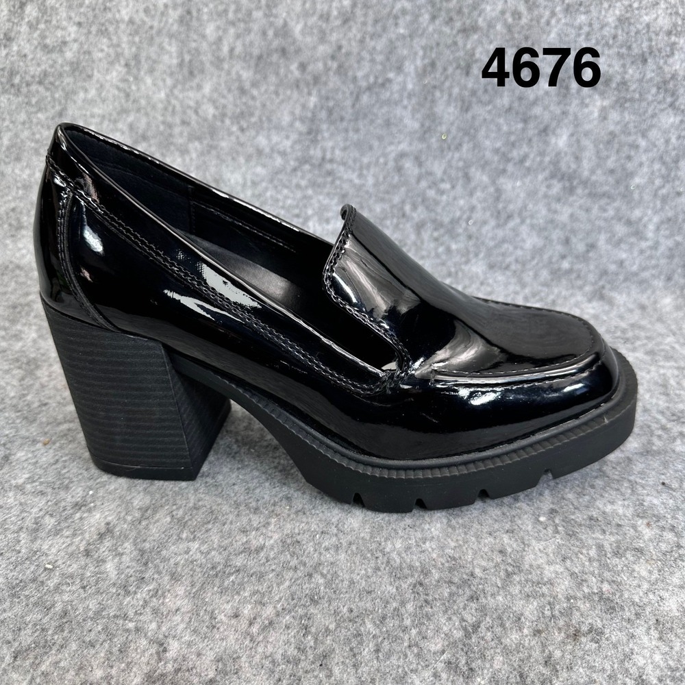 Blondo Josie Waterproof Loafers Womens 8 Square Toe Heeled Shoes New